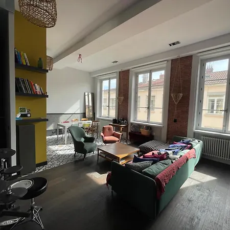 Lyon4 Cocooning Centre Croix Rousse 86m2-4p ליון